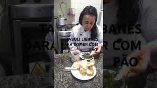 receita TABULI LIBANÊS SUPER INDICO PARA COMER COM PÃO NO YOUTUBE [upl. by Tunk]