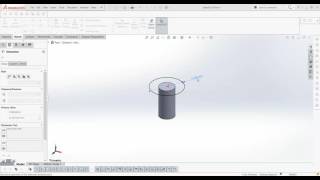 3 Steam Engine Crosshead  Gudgeon pin Solidworks 2016 [upl. by Senoj160]