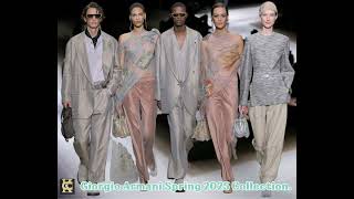 Giorgio Armani Spring 2025 ReadytoWear runway [upl. by Eizzo]