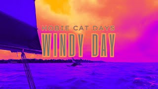 Another Windy Day Sailing the Hobie Cat 16  HOBIE CAT DAYS [upl. by Ecirtaemed]