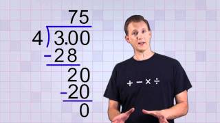 Math Antics  Convert any Fraction to a Decimal [upl. by Ertha]