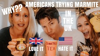 AMERICANS TRYING MARMITE IN THE UK  LOVE IT OR HATE IT [upl. by Yaya]