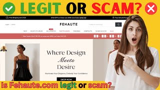 Fehaute com Review is it a legit site or a scam Made with Clipchamp [upl. by Lowenstern788]