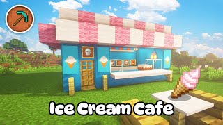 🍨 Minecraft How To Build an Ice Cream Shop 🍦🍧 Tutorial [upl. by Alin320]