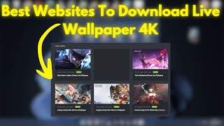 Best Websites To Download Live Wallpaper 4K  Live Wallpaper For PC [upl. by Tyree]