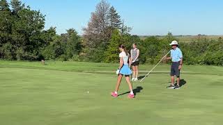 Elizabeth golfing at Pioneers Golf Course on May 28 2024 [upl. by Naeloj]