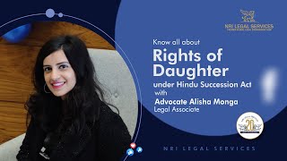 Daughters rights in fathers property as per Supreme Court Judgement  Advocate Alisha Monga [upl. by Arikat216]