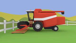 TRACTOR for KIDS  Videos for Babies  Street Vehicles  cartoon animation for babies and kids [upl. by Nner]