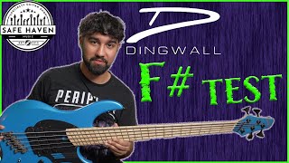 Dingwall NG3 5 String  F TEST 170 Gauge [upl. by Akenn]