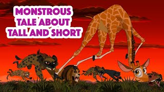 Masha and the Bear 👻 Mashas Spooky Stories 🦒 Monstrous Tale About Tall And Short 🏜️ Episode 24 [upl. by Aleihs]