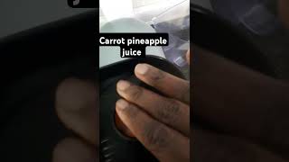 Carrot pineapple ginger lemon juice plantbasedonabudget [upl. by Annis]