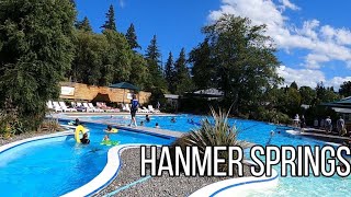 Hanmer Springs New Zealand  hot pools and hydroslides [upl. by Gilda]