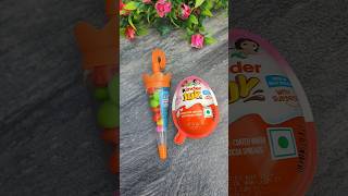 Umbrella gems chocolate with Kinder Joy Chocolate shorts youtubeshorts kinderjoy [upl. by Llerrac]