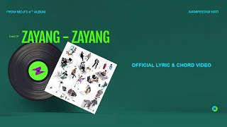 NIDJI  Zayang  Zayang Official Lyric amp Chord Video [upl. by Ecinnej]