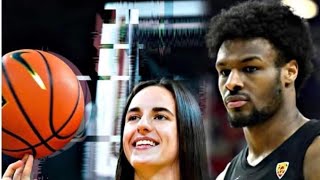 Caitlin Clark vs Bronny James nba [upl. by Tadeas]