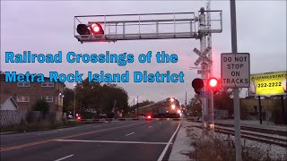 Railroad Crossings of the Metra Rock Island District Volume 6 [upl. by Anerat]