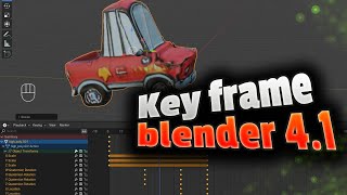 Blender 41 Key frame How to Add amp New Shortcut [upl. by Madelena]