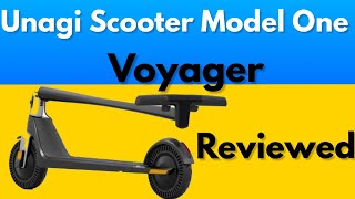 Unagi Scooter Model One Voyager REVIEWED [upl. by Ahsikym]