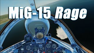 MiG15 induces RAGE Just add water🤣 DCS [upl. by Yoreel851]