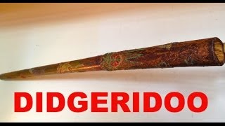 DIDGERIDOO MAKING ABORIGINAL AUSTRALIAN AGAVE MUSICAL INSTRUMENT [upl. by Eliam935]