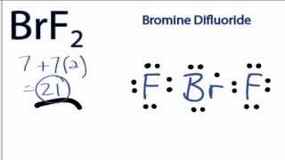 BrF2 Lewis Structure How to Draw the Lewis Structure for Bromine Difluoride [upl. by Magree751]