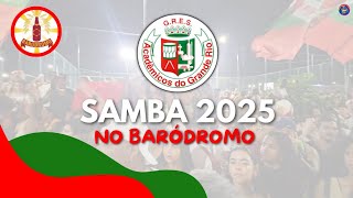 GIRA DA GRANDE RIO NO BARÓDROMO  SAMBA 2025 AO VIVO [upl. by Enirac]