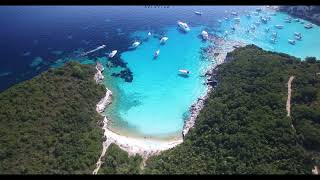 Paxos AntiPaxos Beaches Greece [upl. by Wichern]