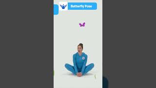 Butterfly Pose  Baddha Konasana yoga [upl. by Galligan]