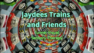 Jaydees Trains and Friends Tunnel Visual Sensory Therapy [upl. by Adnohral]