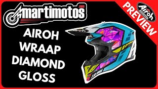 Preview  Airoh Wraap Diamond Gloss [upl. by Libys]