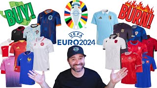 Ranking Every Euro 2024 Kit [upl. by Ocinemod]