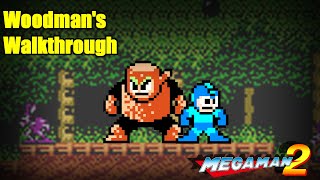 rockman 2 woodman walkthrough dad mishima [upl. by Marbut]