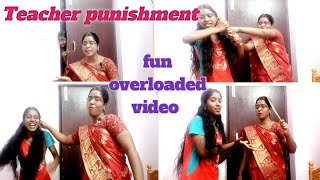 Teacher punishment back caning  funny student act in tamil part 4 fun overloaded  requested vide [upl. by Idac]