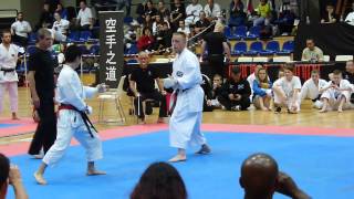 6th World Cup KWF Kumite Masamichi Otsuka Round 1 [upl. by Stormy936]