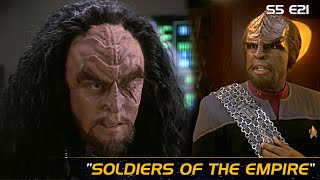 Star Trek Deep Space Nine S5E21 quotSoldiers of the Empire quot Review [upl. by Lemert]