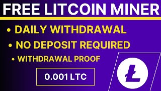 Free Litecoin Coin Miner  0001 LTC Live withdrawalsrifeedtamil [upl. by Pooh]