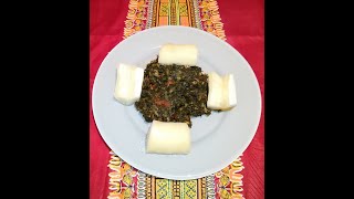 Légumes sautés accompagné du maniocCameroun [upl. by Atteiram]