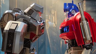 The Rise of Megatron amp Optimus Prime  Transformers One 2024 4K UHD Clip [upl. by Locke]