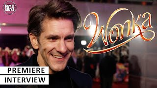 Wonka World Premiere  Mathew Baynton Red Carpet Interview [upl. by Aihsram]