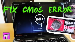 How to fix CMOS Checksum Bad in a Laptop Dell Inspiron n4010 [upl. by Ardeahp]