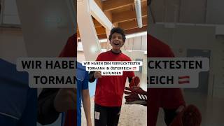 Ist das der verrückteste Tormann in Österreich🤔 shorts fußball youtubeshorts [upl. by Senn]