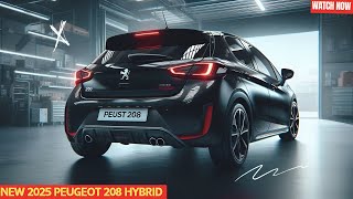 2025 Peugeot 208 Hybrid New Model  Efficient Car On City Streets  Review [upl. by Gnoc]