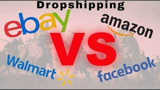 Ebay VS Walmart VS Facebook Marketplace VS Amazon Dropshipping in 2024 Which is better [upl. by Salkin865]