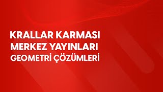 Krallar Karması TYT Denemeleri l Merkez Yayınları Geometri Çözümleri [upl. by Aiela441]