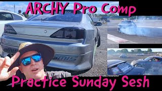 Archerfield Drift Park Last Ever Drift Comp Pre Practice Advanced Sunday Session [upl. by Eleon]