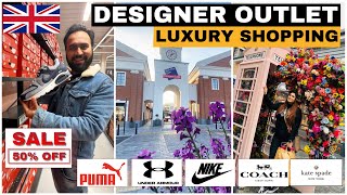 Luxury Shopping on a Budget  Inside the Best UK Designer Outlet In UK  50 OFF Designer Brands [upl. by Ttirrem]