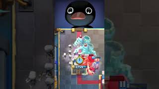 Fishermans Betrayal Giant Skeleton Clone Trick 💣🤯 Shorts ClashRoyale CR [upl. by Chilt]