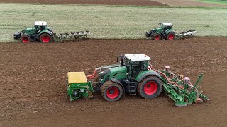 Aussaat 2024 mit 2x Fendt 939 amp 828 Teil 1 Sound [upl. by Jewell486]