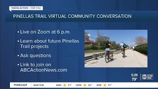 Future Pinellas Trail plans to be discussed Tuesday night [upl. by Aniuqaoj]