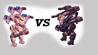 GI patton gekko vs GI patton spark Test  War Robots [upl. by Mair]